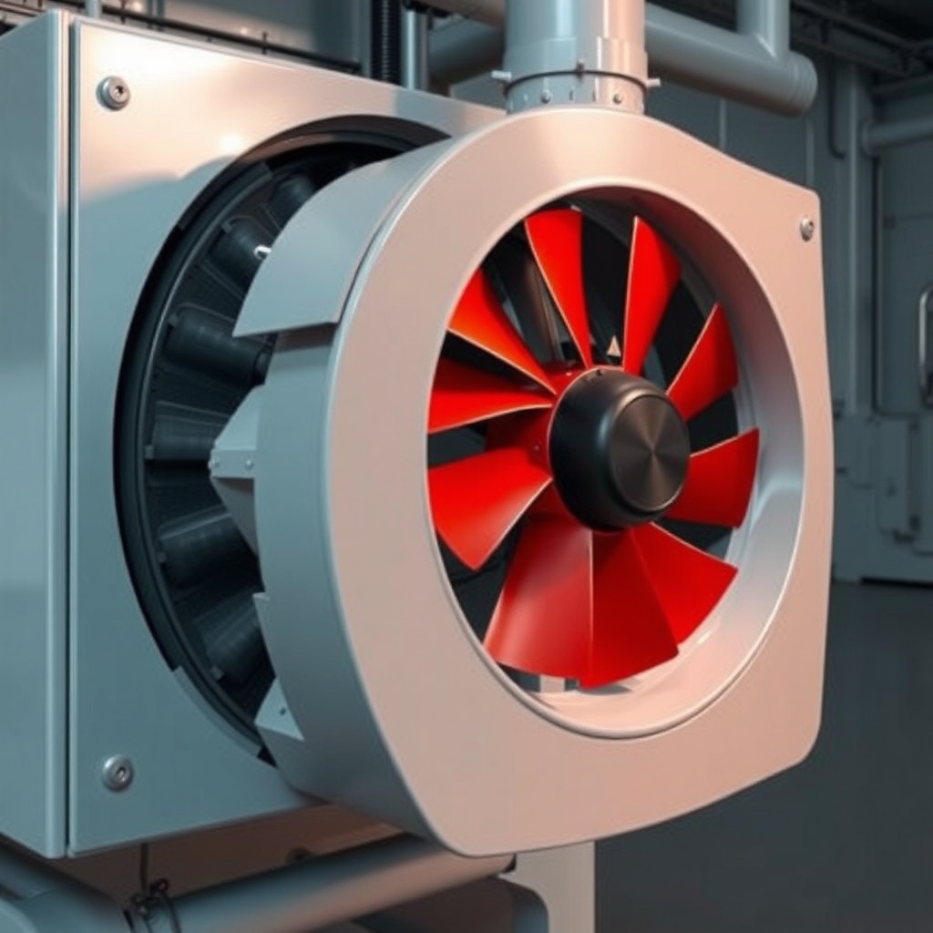 Mitsubishi Heavy SRK/SRC ZSX dış ünitesinin fan motoru ve kondansatörüne odaklanmış